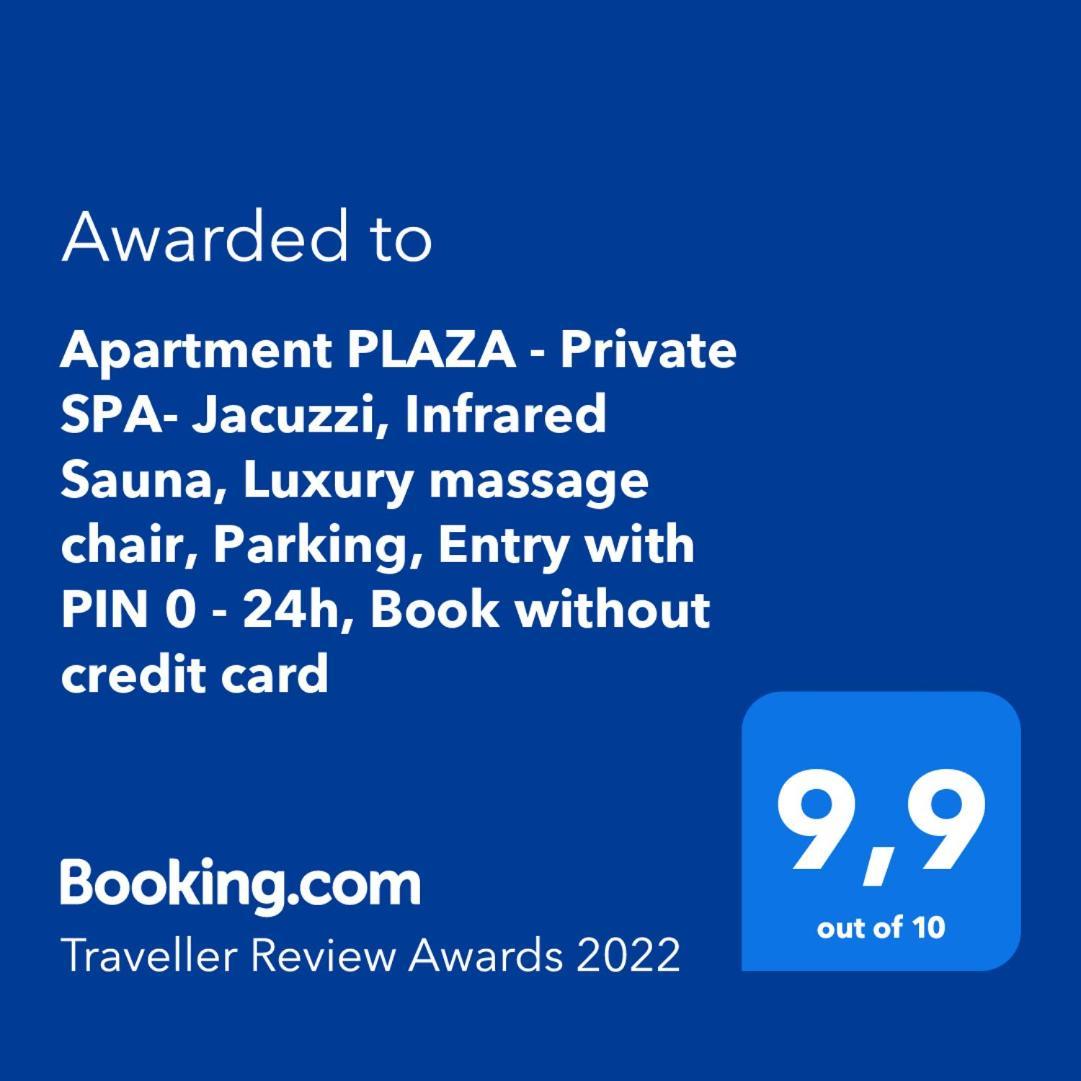 Apartment Plaza ----Wallbox 11Kw 16A ----- Private Spa- Jacuzzi, Infrared Sauna, Luxury Massage Chair, Parking, Entry With Pin 0 - 24H, Free Cancellation 24 Hours Before Check In 슬라본스키브로드 객실 사진